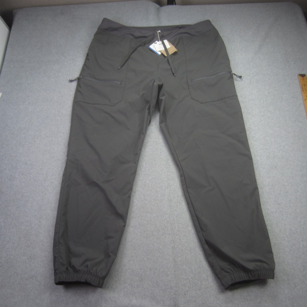 Patagonia Pants‎ Womens XL Forge Gray Quandary Joggers  UPF 40+ Travel Casual